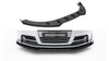 Splitter Audi TT S S-Line 8J Facelift Przód Street Pro Black-Red + Gloss Flaps