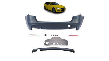 Bumper BMW 3 F31 Rear with Diffuser