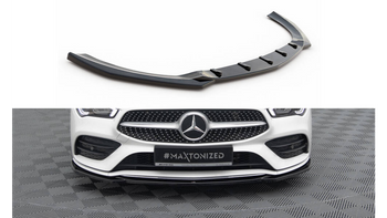 Splitter Mercedes-Benz CLA A35 AMG C118 przód v.1 Gloss Black
