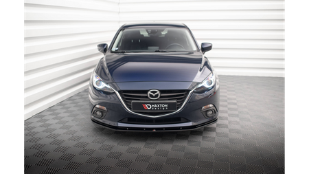 Splitter Mazda 3 III Front Gloss Black