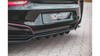 Splitter BMW i8 I12 Rear Central with Diffuser Gloss Black