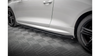 Diffuser Volkswagen Scirocco III R Side Skirts Street Pro Black-Red + Gloss Flaps