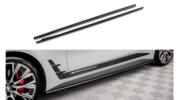 Diffuser BMW 4 G26 M-Pack Side Skirts v.2 Gloss Black