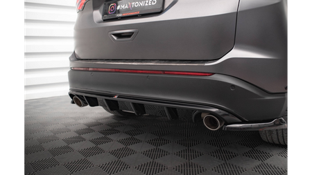 Diffuser Ford Edge II Rear Valance Gloss Black