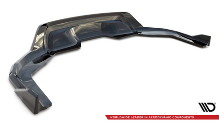 Splitter BMW X6 F16 M-Pack Rear Central with Diffuser Gloss Black