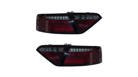 Lampy Audi A5 8T Tył LED Red-Smoke