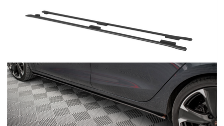 Diffuser Cupra Leon Side Skirts Street Pro Black-Red