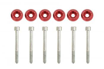 Lower Rear Control Arms Washers Civic Red