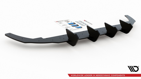 Diffuser Volkswagen Golf 8 Rear Racing Durability v.1 Black-Red