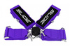 Racing seat belts Slide Quick 4p 3" Purple