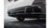 Splitter BMW 4 G26 M-Pack Rear Central with Diffuser v.1 Gloss Black