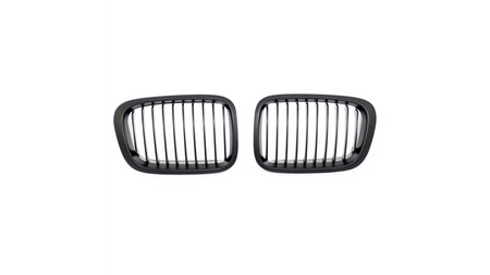 Grill BMW 3 E46 Compact Single Line Matt Black