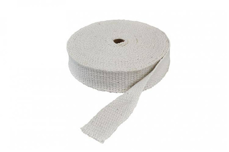 TurboWorks Exhaust heat wrap 50mm x 1mm 10m White