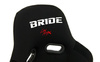 Fotel sportowy GTR Large Welur Bride Czarny