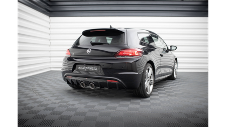 Diffuser Volkswagen Scirocco III R Rear Valance v.3 Gloss Black