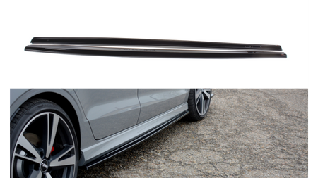 Diffuser Audi RS3 8V Facelift Side Skirts Gloss Black