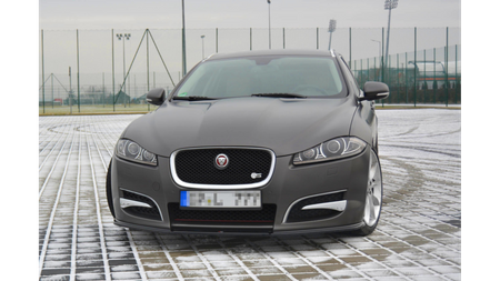 Splitter Jaguar XF (X250) I SPORTBRAKE S-PACK Front Gloss Black