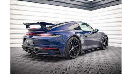 Splitter Porsche 911 Carrera Aero Carrera GTS 992 Tył Środkowy z Dyfuzorem v.2 Gloss Black