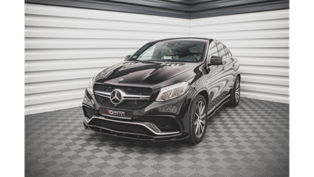 Splitter Mercedes-Benz GLE 63AMG C292 przód v.2 Gloss Black