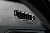 Carbon wrap side air vent outlet frame for BMW F30 F34