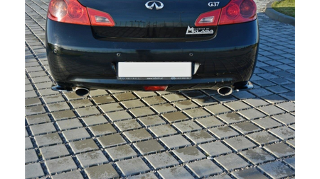 Splitter Infiniti G37 Rear Gloss Black