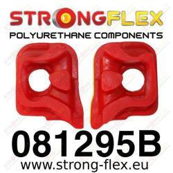 Engine front mount inserts