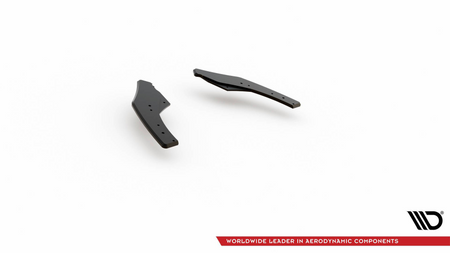 Splitter Volkswagen Golf GTI Clubsport Mk8 Rear Side Street Pro Facelift Black-Red