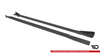 Dokładka Audi A3 8Y S-Line Progi Street Pro Black + Gloss Flaps