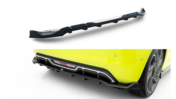 Splitter Abarth 500e Rear Central with Diffuser