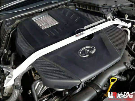 Infiniti Q50 S V37 2.0T 2WD FL 16+ UltraRacing 2-point front upper Strutbar
