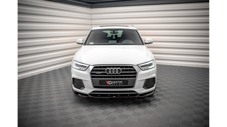 Splitter Audi Q3 8U Facelift przód v.1 Gloss Black