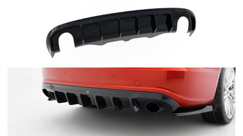 Diffuser Audi A5 S-Line 8T Rear Valance Version with single exhaust tips