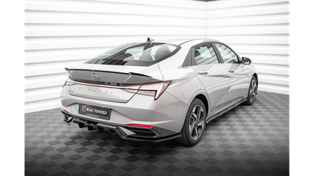 Splitter Hyundai Elantra VII Tył Środkowy z Dyfuzorem Gloss Black