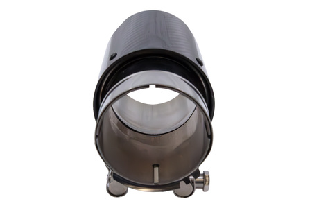 Exhaust Tip 101mm enter 70mm Carbon Gloss