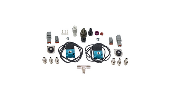 Kit dual solenoid valve for CO2 control and pressure sensor for boost.