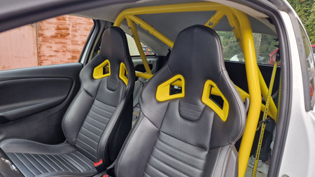 Bolt-in Half Roll Cage Opel Corsa D E OPC Black