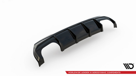 Diffuser BMW 1 F40 M-Pack Rear Valance v.3 Double Exhaust Version Gloss Black