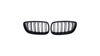 Grill BMW 3 E92 E93 podwójne żeberka Matt Black