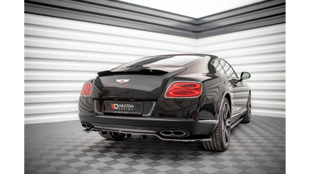 Splitter Bentley Continental GT II V8 S Rear Central with Diffuser Gloss Black