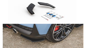 Splitter Hyundai I30 III N Rear Side Racing Durability Black-Red