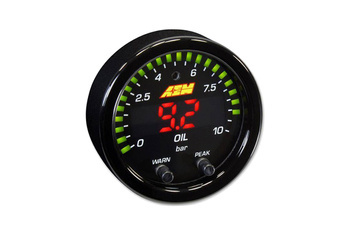 AEM Electronics Gauge X-Series 10 BAR Oil Pressure