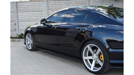 Diffuser Mercedes-Benz CLS C218 AMG LINE Side Skirts Gloss Black