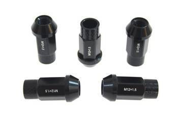 Wheel lug nuts JBR 50mm M12 x1,5 Black