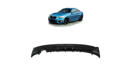 Diffuser BMW 2 F22 F23 Rear Gloss Black