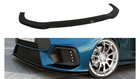 Splitter Ford Fiesta VII Facelift Front Bumper Focus RS Look Gloss Black