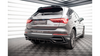Splitter Audi Q3 F3 S-Line Rear Central with Diffuser Gloss Black