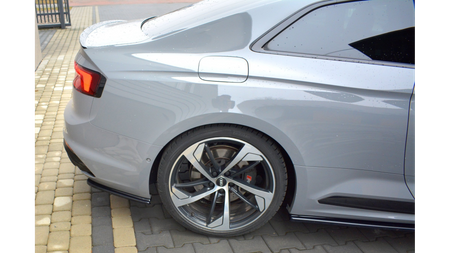 Splitter Audi RS5 F5 Tył Boczne Gloss Black
