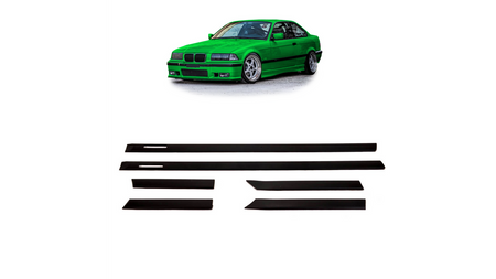 Trim BMW 3 E36 Side 6pcs. Black