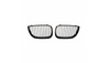 Grill BMW 1 E81 E82 E87 E88 pojedyncze żeberka Matt Black