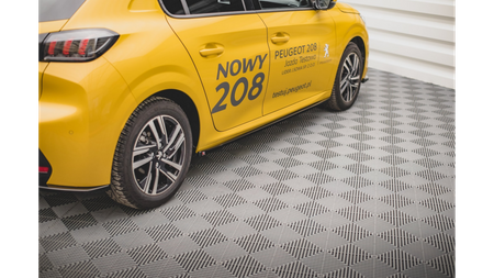 Dokładka Peugeot 208 II Progi Gloss Black